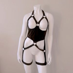 New Halter Brown Body Costume Harness